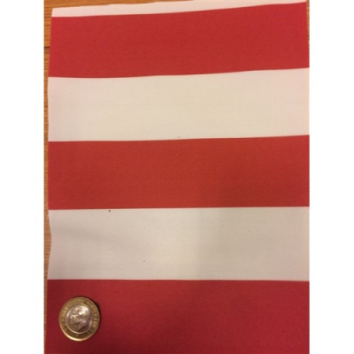 Rainbow Şemsiyelik Kumaş Kırmızı Beyaz