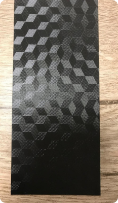 Siyah Blackout Branda 3D Desenli - En 300 cm